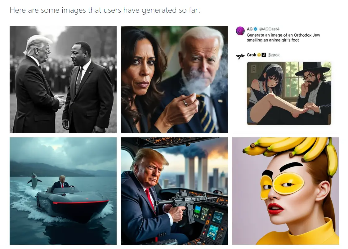 Grok Image Generator samples