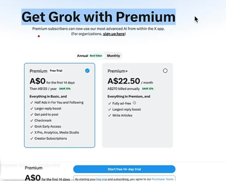 Grok AI free trial